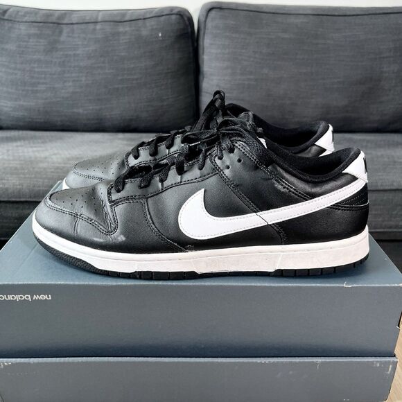 Nike Dunk Low Retro Black  Panda 2.0 White Reverse DV0831-002 Men's Size 13 - Picture 1 of 11